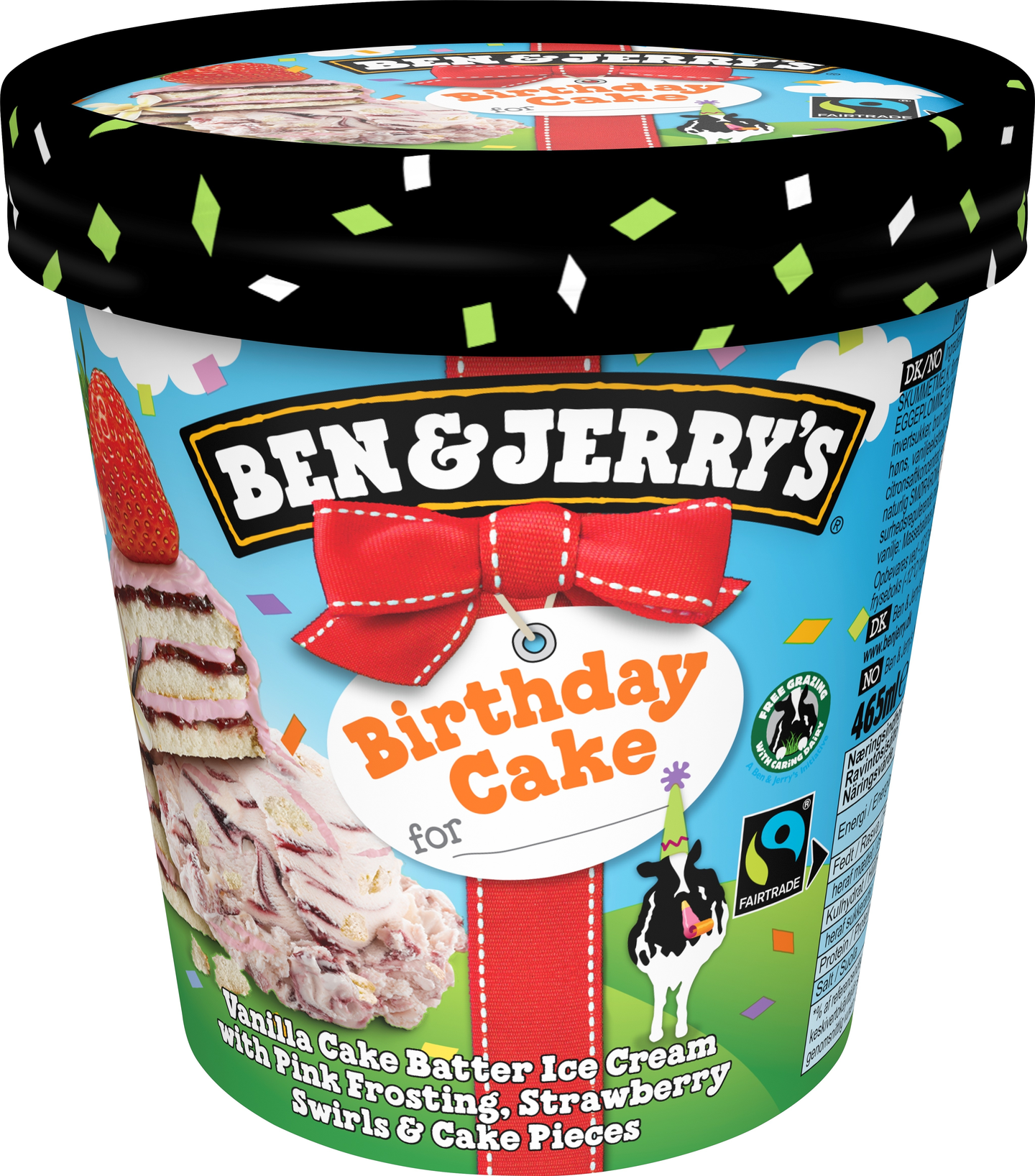 Birthday Cake 465 ml. - 8 stk. í pk.