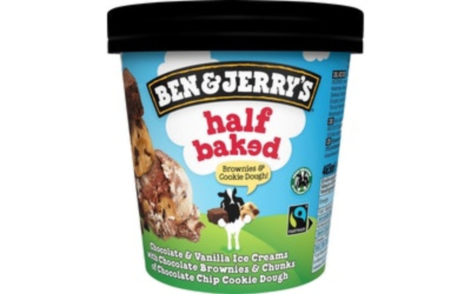 B&J Half Baked 465 ml. - 8 stk. í pk.