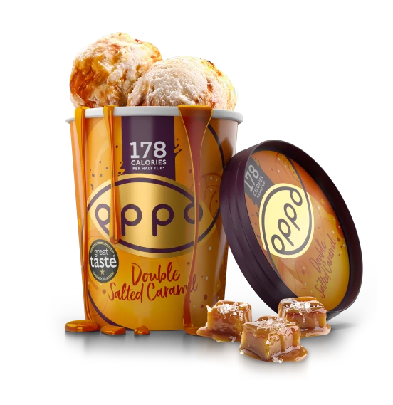 Oppo Double Salted Caramel 475ml – 6 stk. í pk