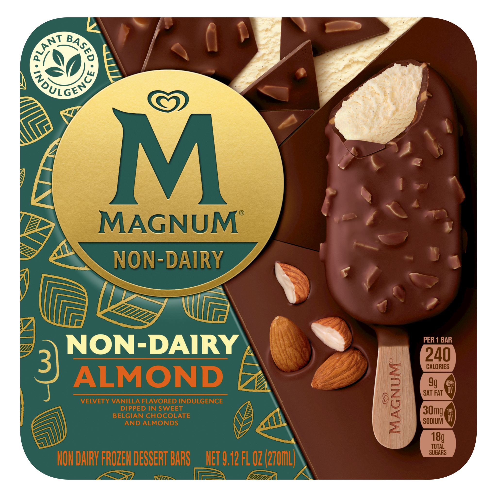 Magnum Hpk Vegan Almond 3 stk. – 10 ein í pk.