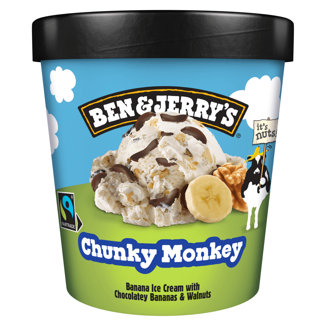 B&J Chunky monkey 465ml - 8 stk í pk