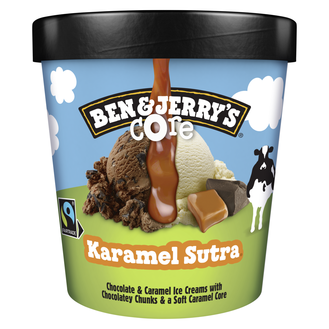 B&J Core Karamel Sutra 465ml – 8 stk í pk